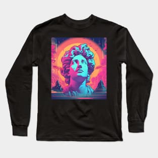 Lofi 90's Vaporwave God Long Sleeve T-Shirt